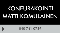 Koneurakointi Matti Komulainen logo