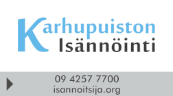 Karhupuiston lsännöinti Oy logo