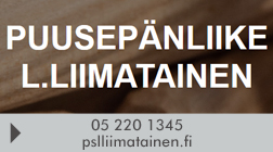 Puusepänliike Liimatainen L logo