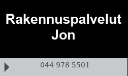 Rakennuspalvelut Jon logo