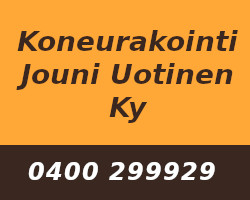 Koneurakointi Jouni Uotinen Ky logo