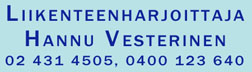 Liikenteenharjoittaja Hannu Vesterinen logo