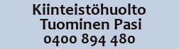 Kiinteistöhuolto Tuominen Pasi logo