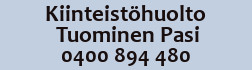 Kiinteistöhuolto Tuominen Pasi logo