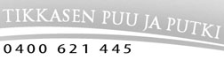 Tikkasen Puu ja Putki logo