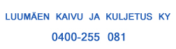 Luumäen Kaivu ja Kuljetus Ky logo