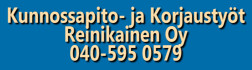 Kunnossapito- ja Korjaustyöt Reinikainen Oy logo