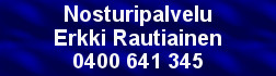 Nosturipalvelu Erkki Rautiainen  logo