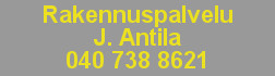 Rakennuspalvelu J. Antila logo