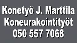 Konetyö J. Marttila logo