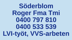 LVI-työt Söderblom Bengt Roger logo