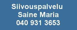 Siivouspalvelu Saine Maria logo