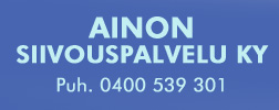 Ainon siivouspalvelu Ky logo