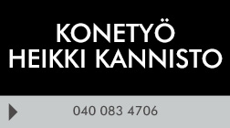 KONETYÖ HEIKKI KANNISTO logo