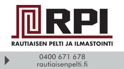 Rautiaisen Pelti ja Ilmastointi Ky logo