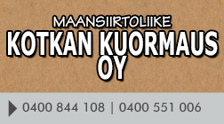 Maansiirtoliike Kotkan Kuormaus Oy logo
