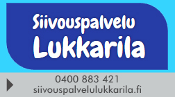 Siivouspalvelu Lukkarila Oy logo